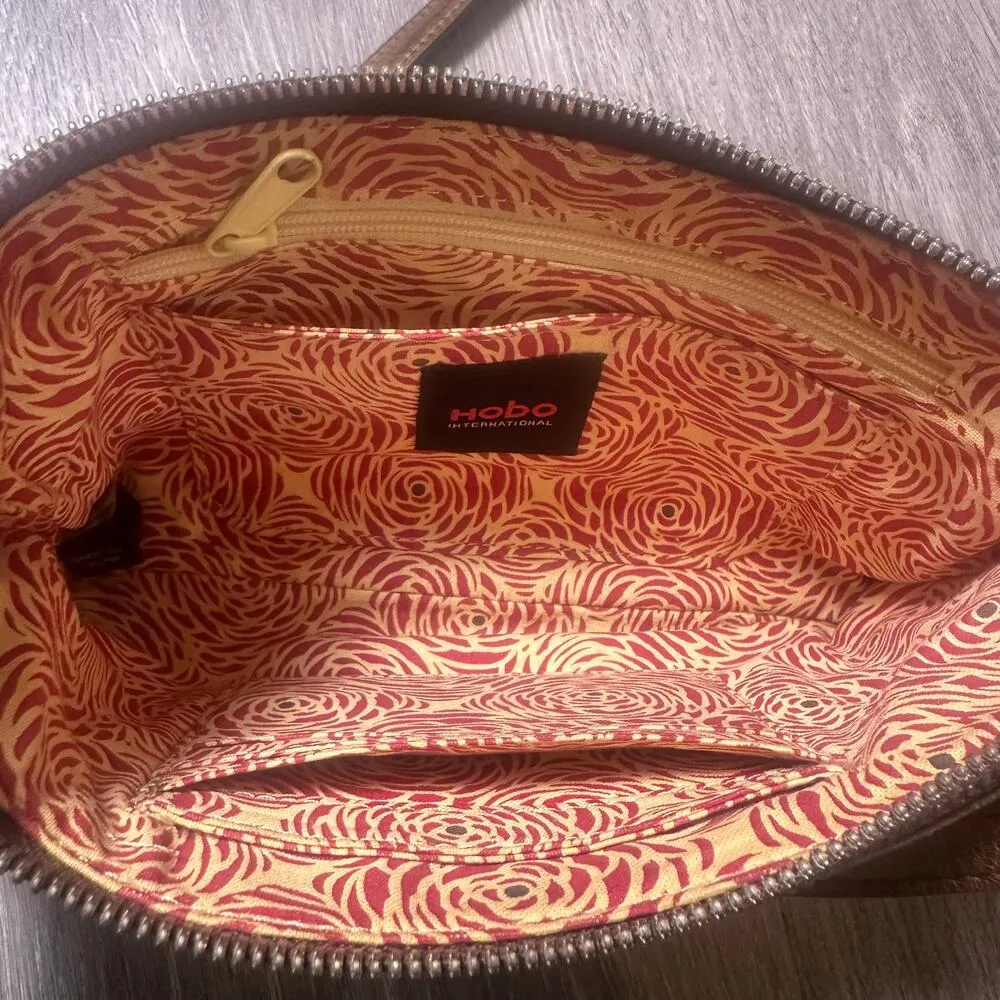 Hobo Brown Leather Small Crossbody Bag - Image 8