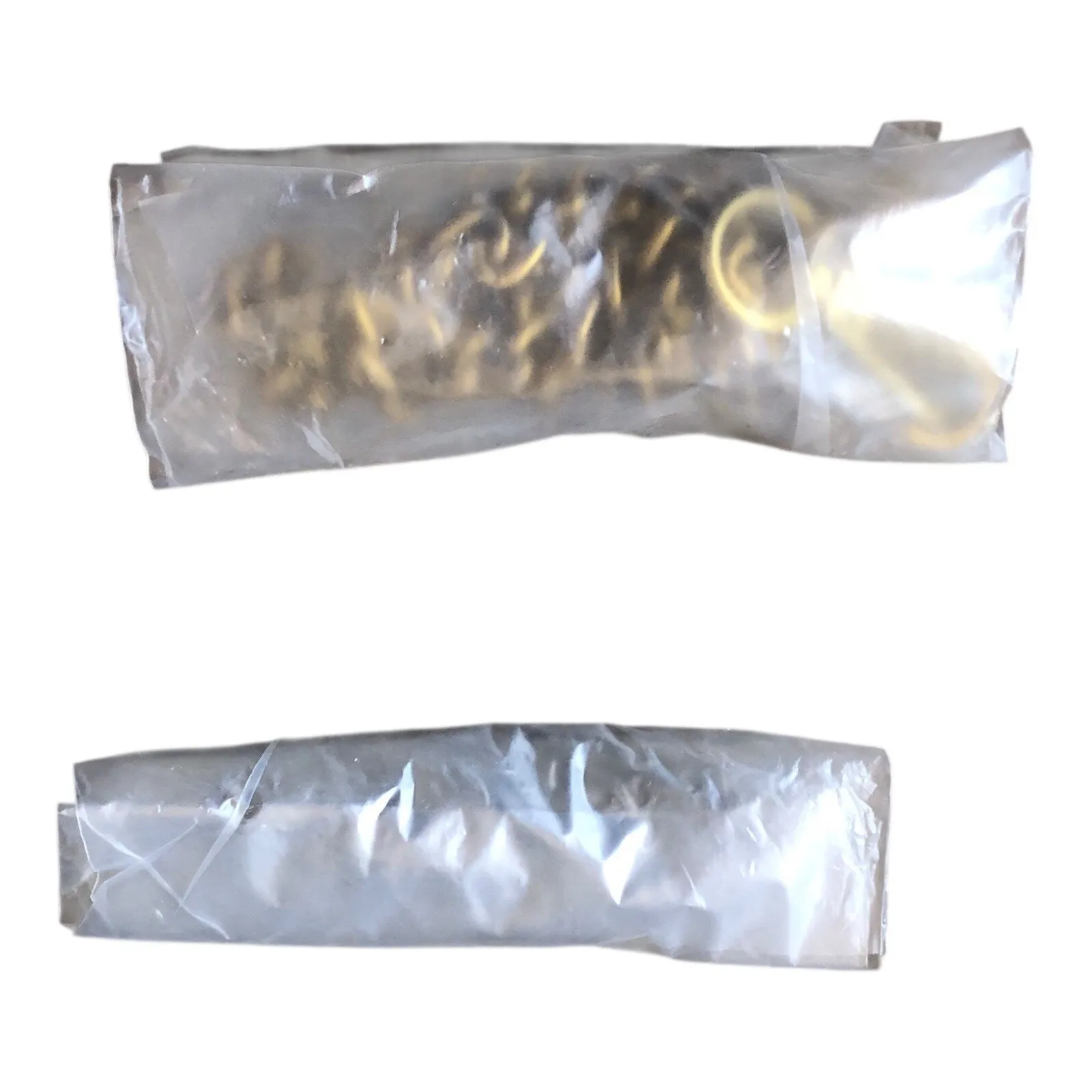 Fashion Statement Womens Crossbody Bag Denim Heart Shape Pewter Gold Chain Strap Blue - Image 12