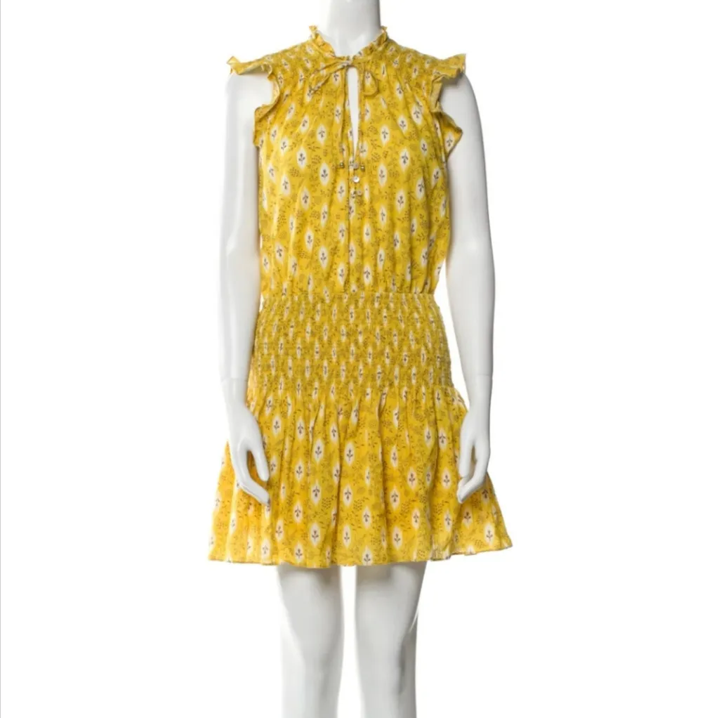 Floral Print Mini Dress Size: M | US 8 - Image 4