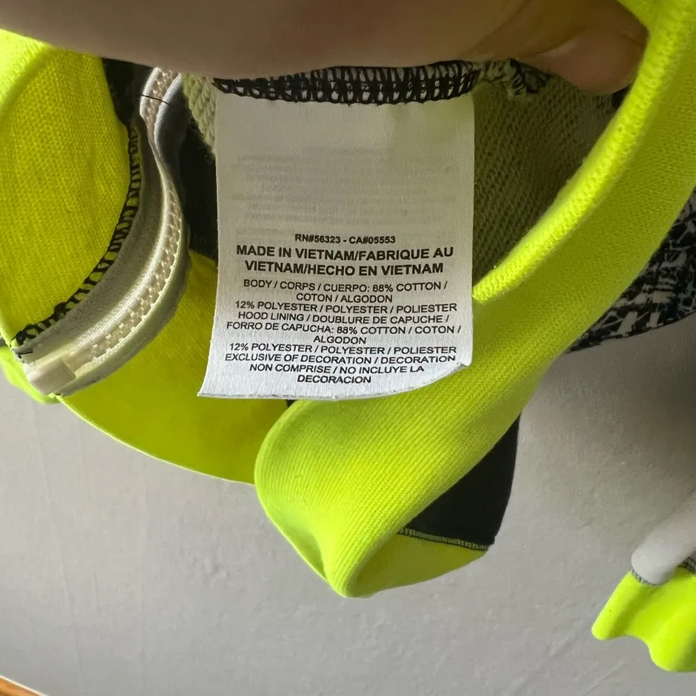 Nike Club Aop Full Zip Splatter Print Hoodie Size Small - Image 8