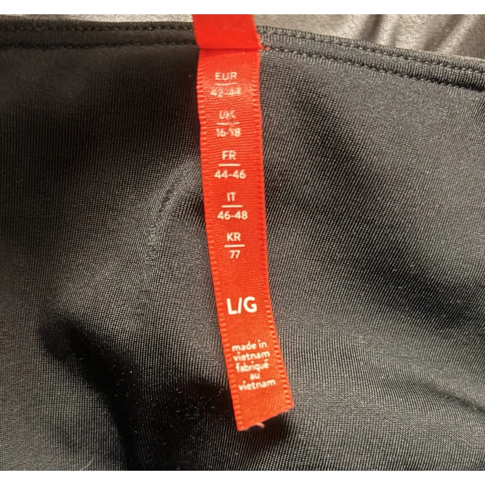 Spanx Womens Moto Leggings L Faux Leather Quilted Panels Black High Rise Stretch - Image 7