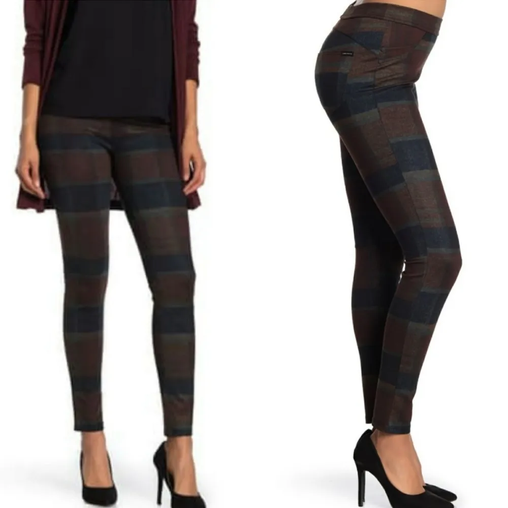 Sanctuary Harvest Plaid Pull On Ponte Pants Size Small - Image 3