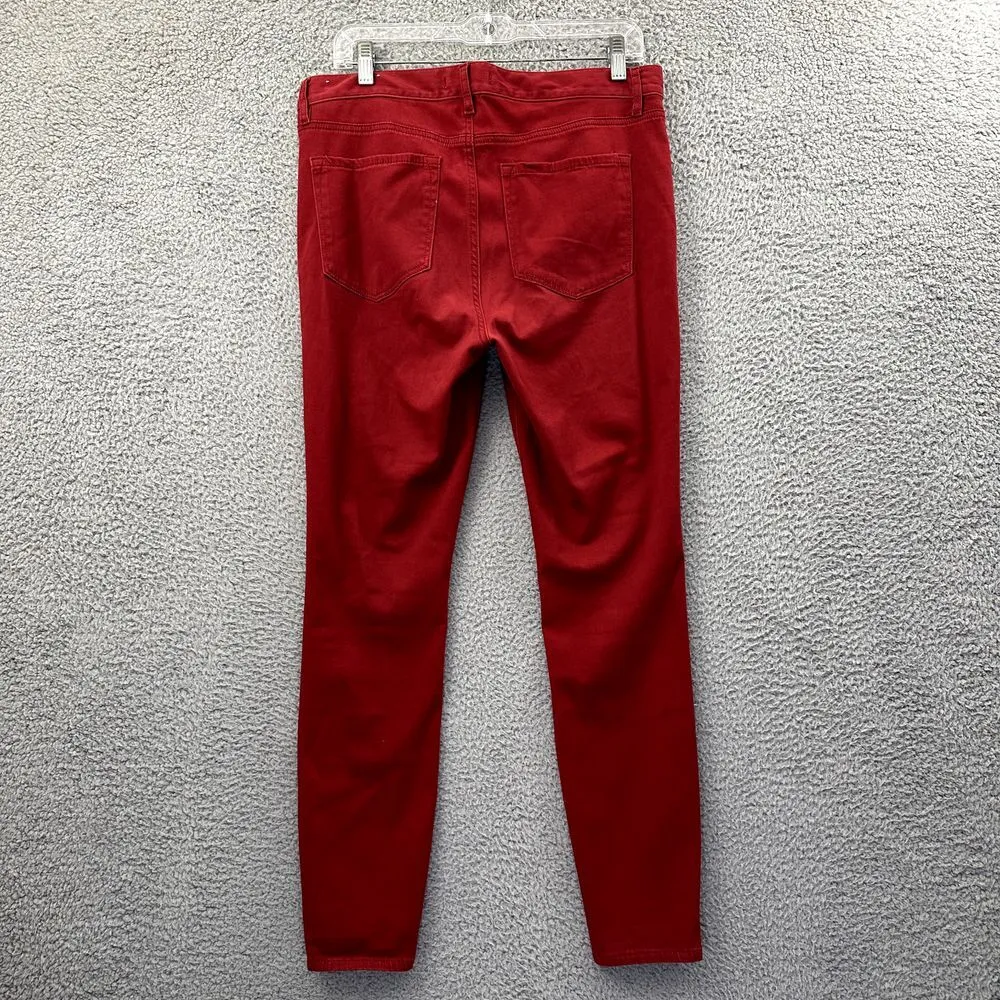 LOFT High Rise Legging Pants Skinny Casual Preppy Cotton Blend Women's 8 29 x 27 - Image 2