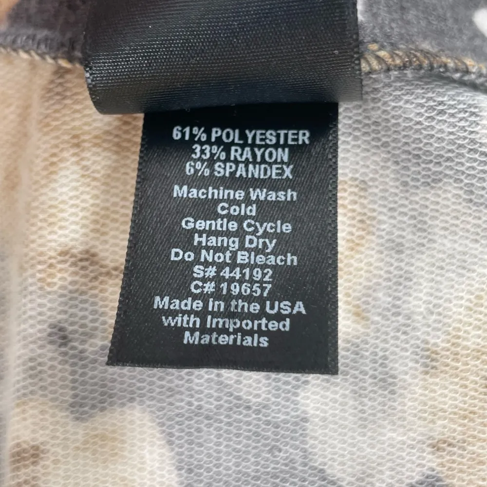 Agnes & Dora Silver Grey Yellow Floral Essential Cardigan, Size Small - Image 7