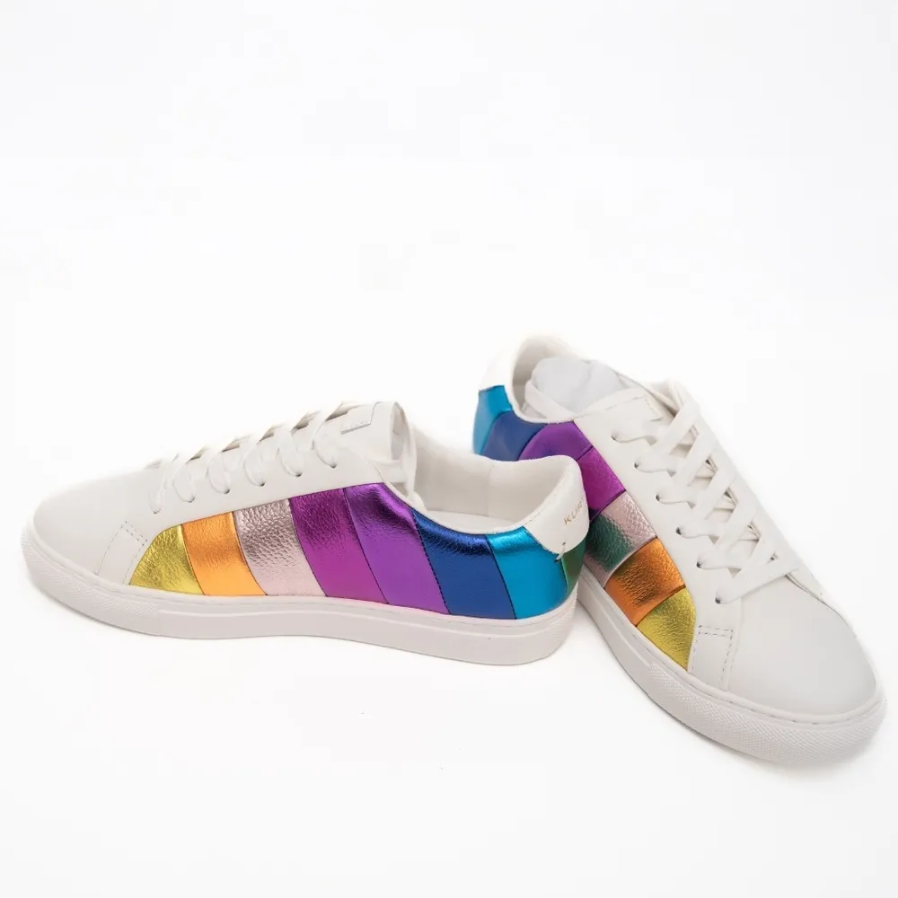 KURT GEIGER LONDON | New! Women's Lane Stripe Low-Top Sneakers - Image 12