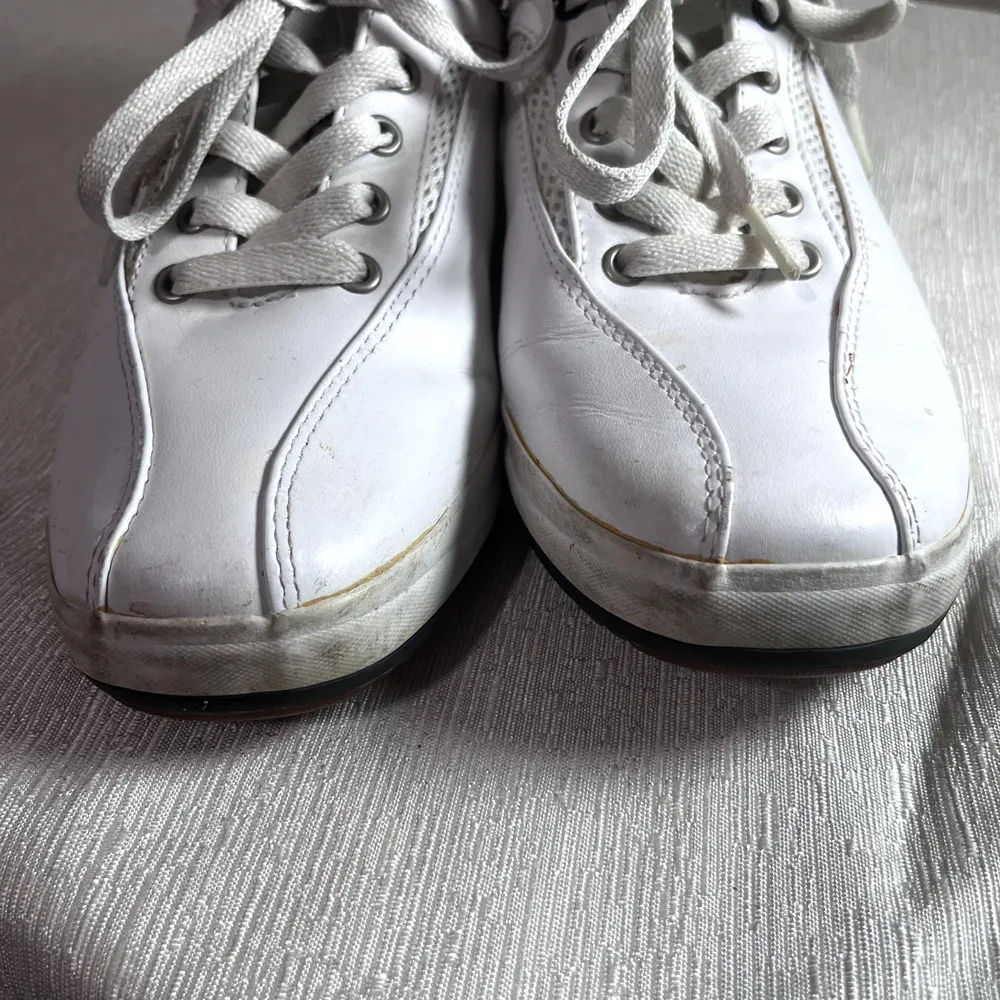 Keds Spirit Leather Sneakers white womens 7.5 walking comfort tennis shoes - Image 6