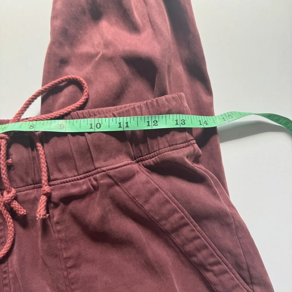 Anthropologie Cloth & Stone Maroon Pocket Jogger Size X-Small NWOT - Image 7