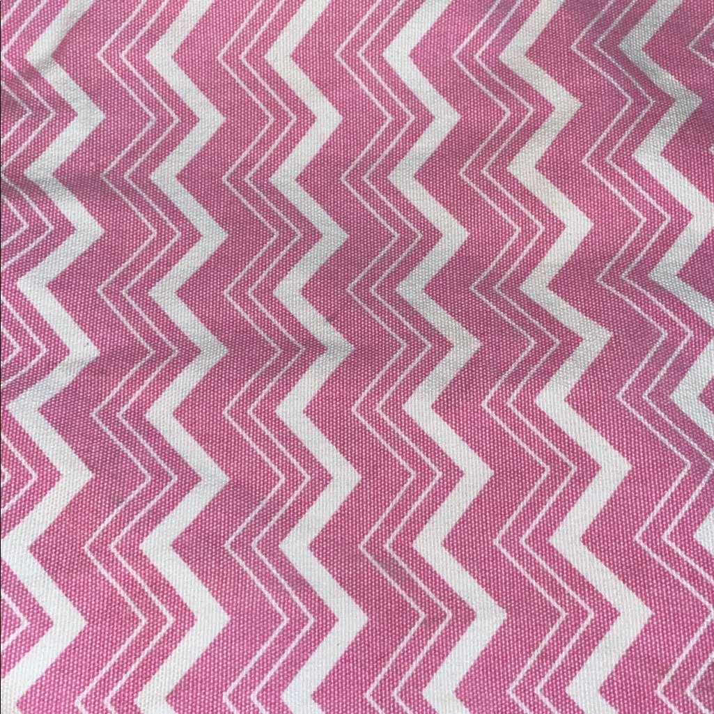 PINK Victoria's Secret duffle laundry bag beach bag large cinched top chevron - Image 8