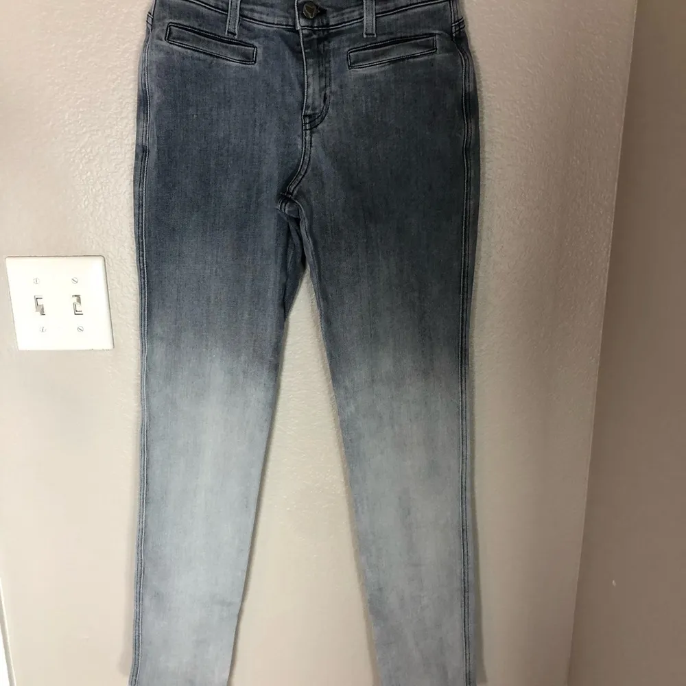 ANTHRO MIH Ombre Gray Straight Leg Jeans 25 - Image 2