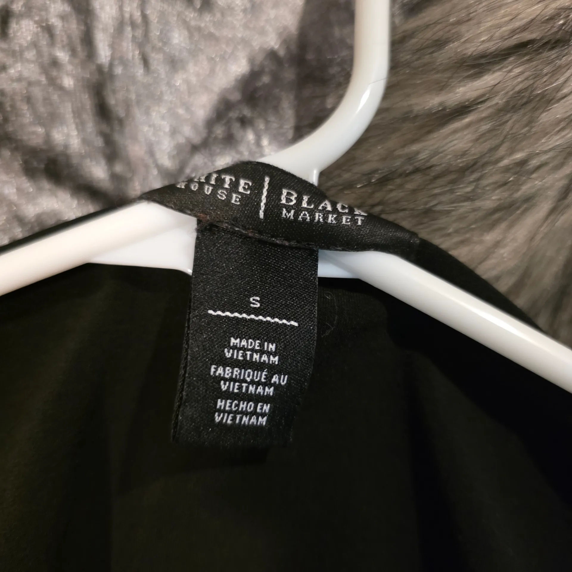 White House Black Market Classic Black Blouse - Image 2