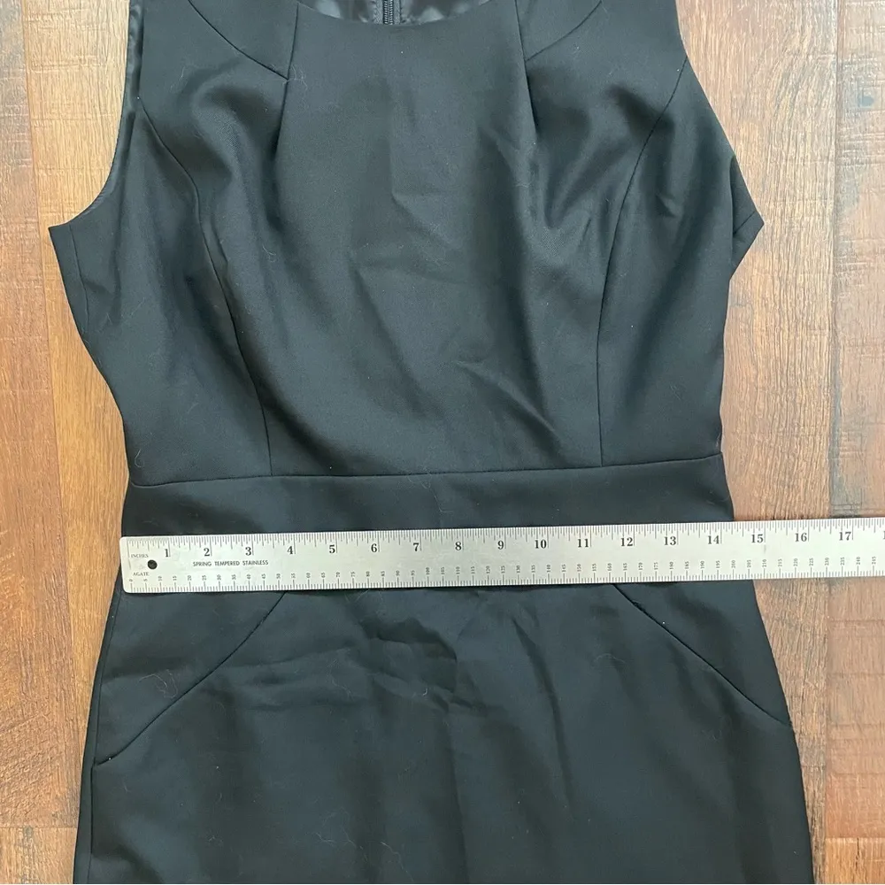 J. CREW black sheath dress, size 6 - Image 8
