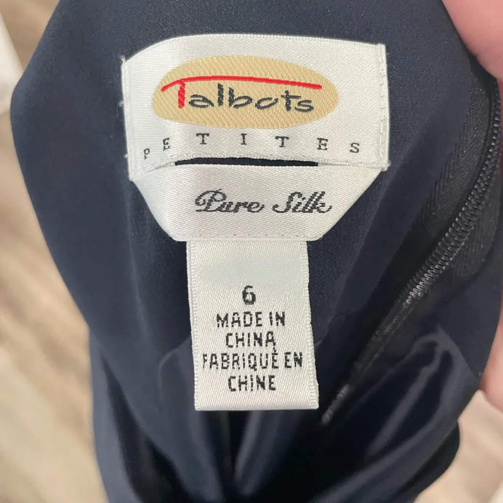 Vintage 80’s-90’s Talbots Silk Dress - Image 8