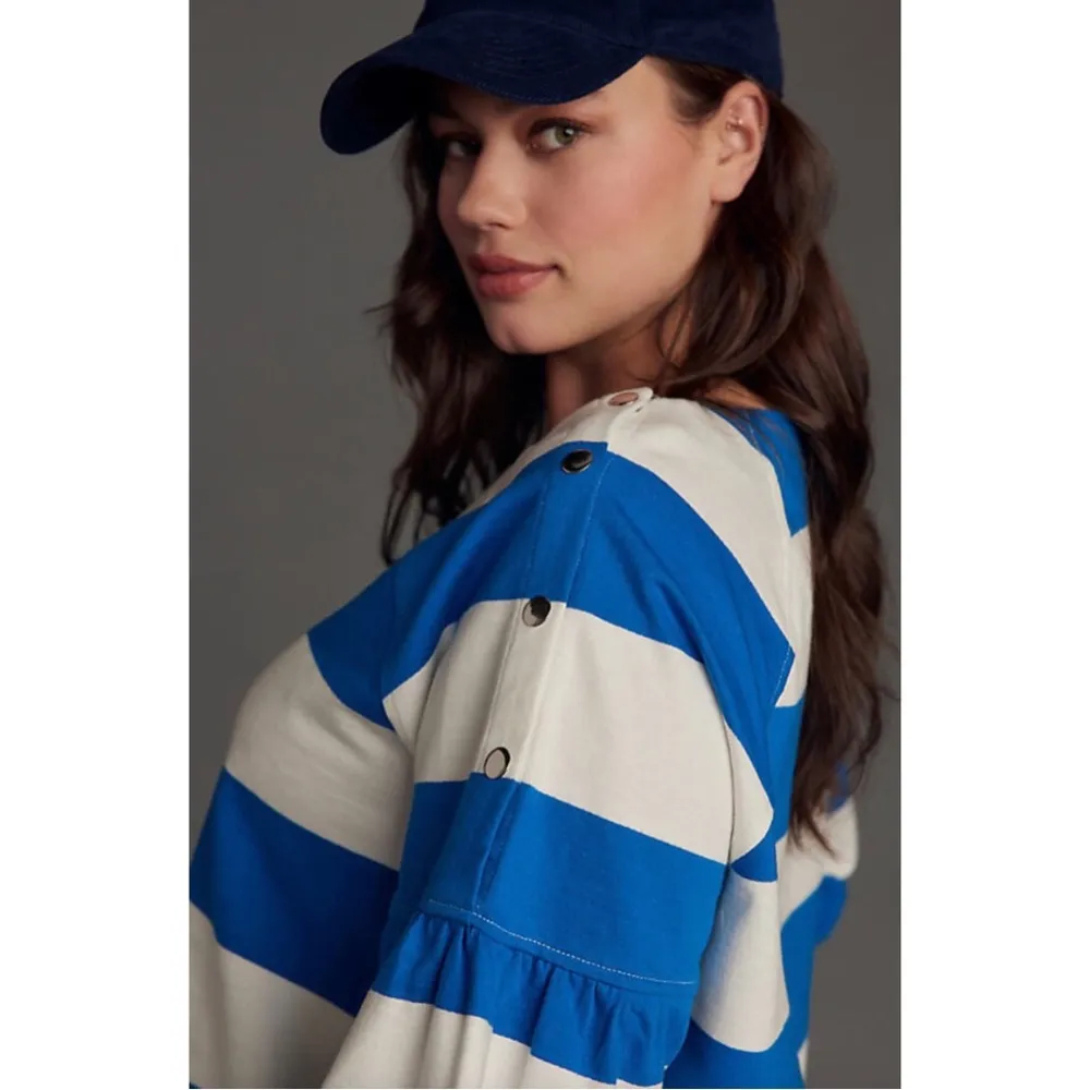 ANTHROPOLOGIE MAEVE French Terry Sweatshirt Size XS - Image 5