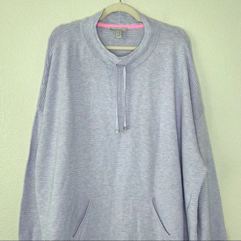 NWOT Isaac Mizrahi Live Women’s Size 2X Pullover Drawstring Knit Sweater - Image 2