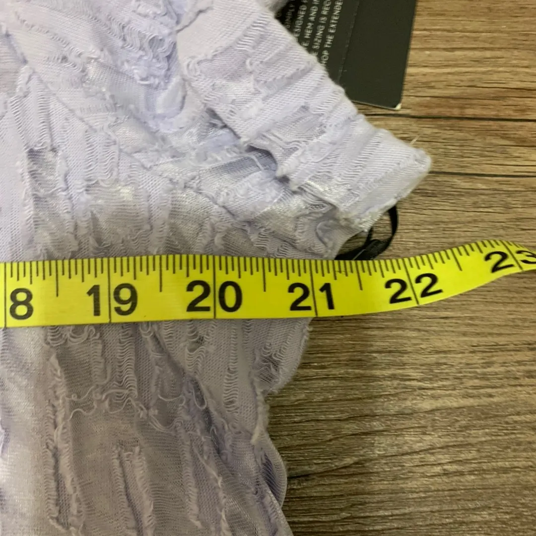 Simply  Purple Jacquard Top - Image 4