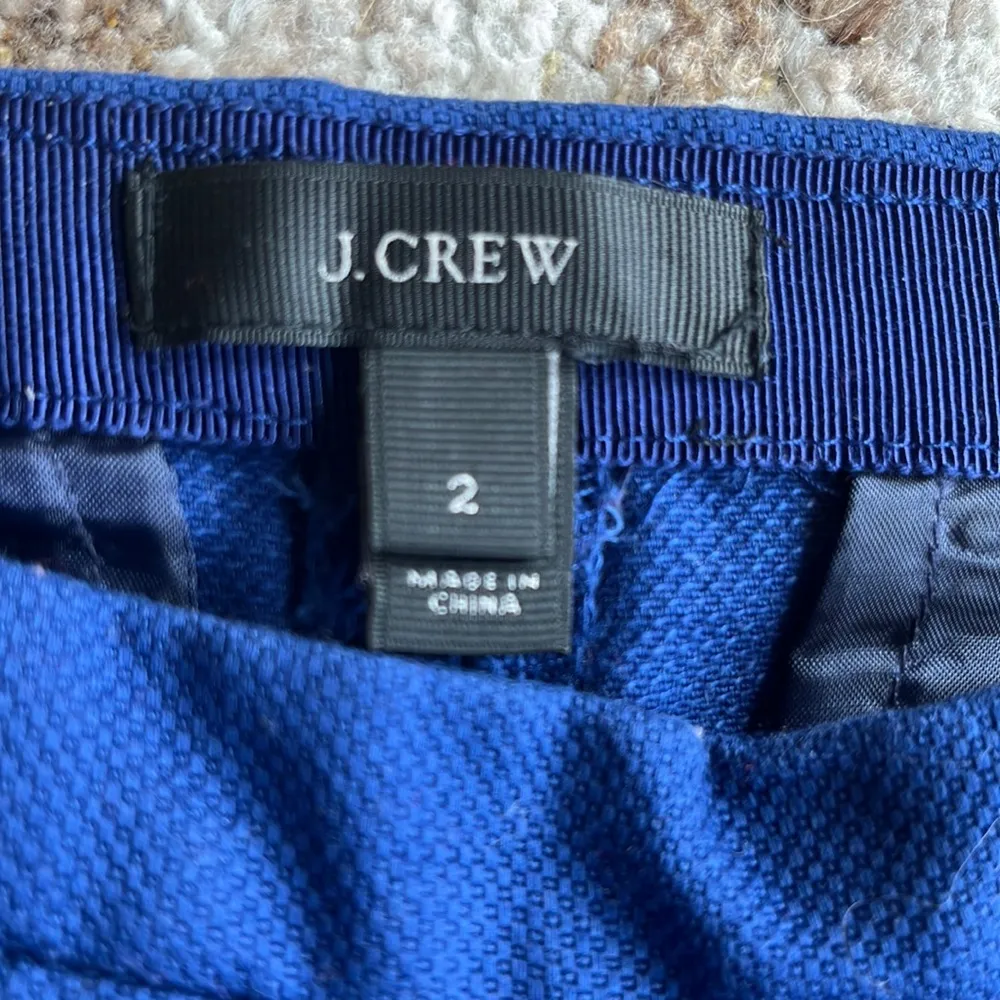 J Crew Cotton Royal Blue Shorts Womens 2 Chino - Image 7
