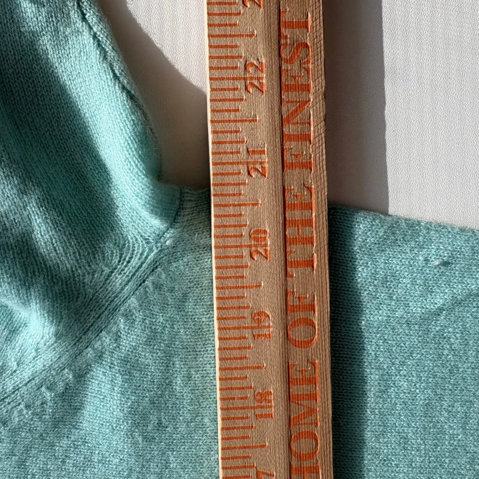 VICTOR ALFARO Pure Cashmere Light Blue Turtleneck Sweater Womens M Size M - Image 7