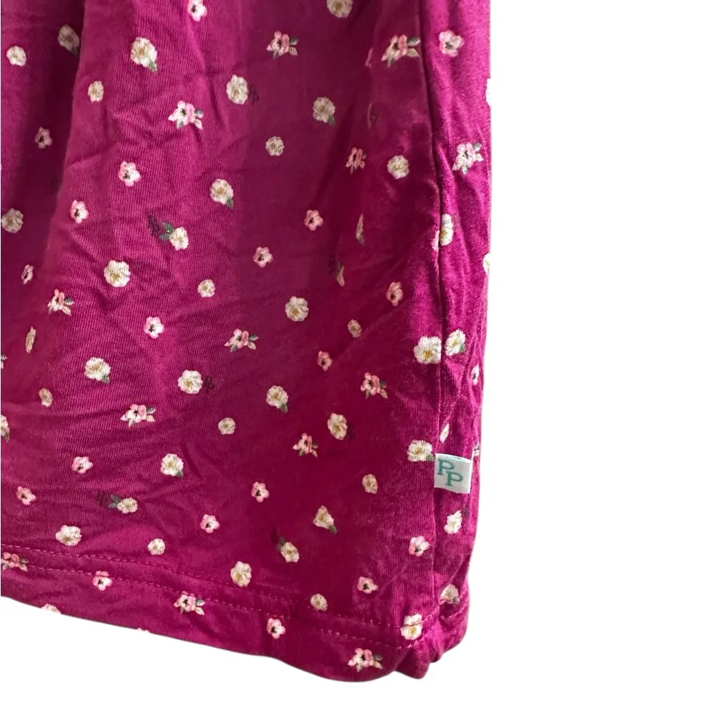 Posh Peanut Womens Pajama Top Short Sleeve Shirt Bamboo Loungewear Size Medium Purple - Image 4