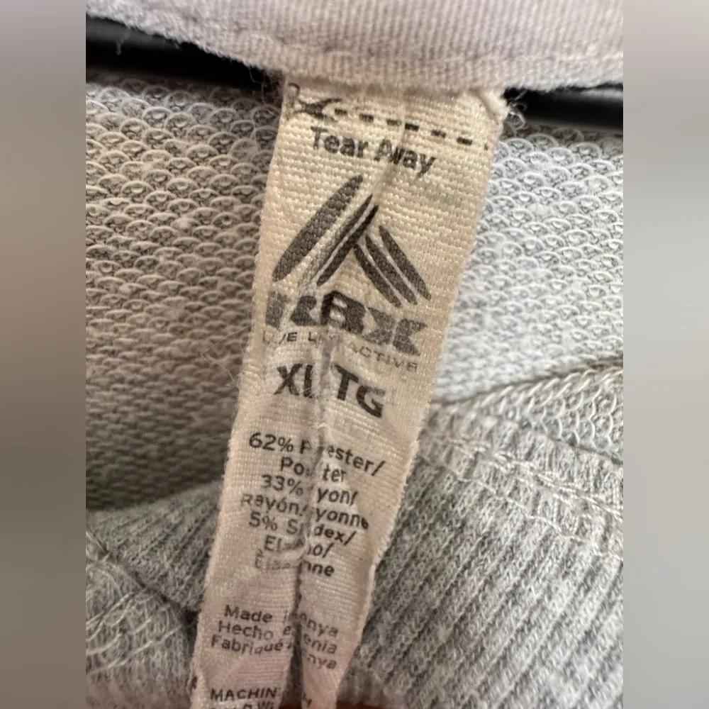 RBX Women’s Hooded grey lightweight sweater hoodie size XL Blue - Image 2