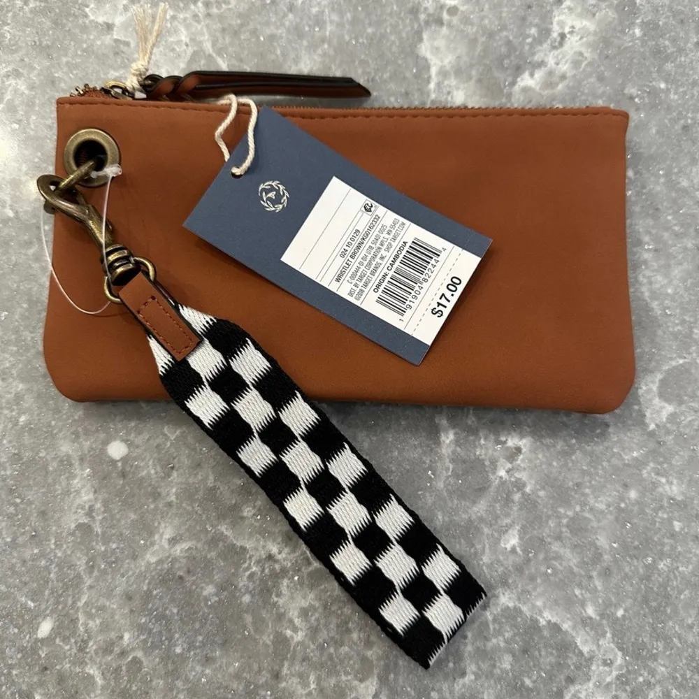 Brown clutch bag new with tags - Image 2