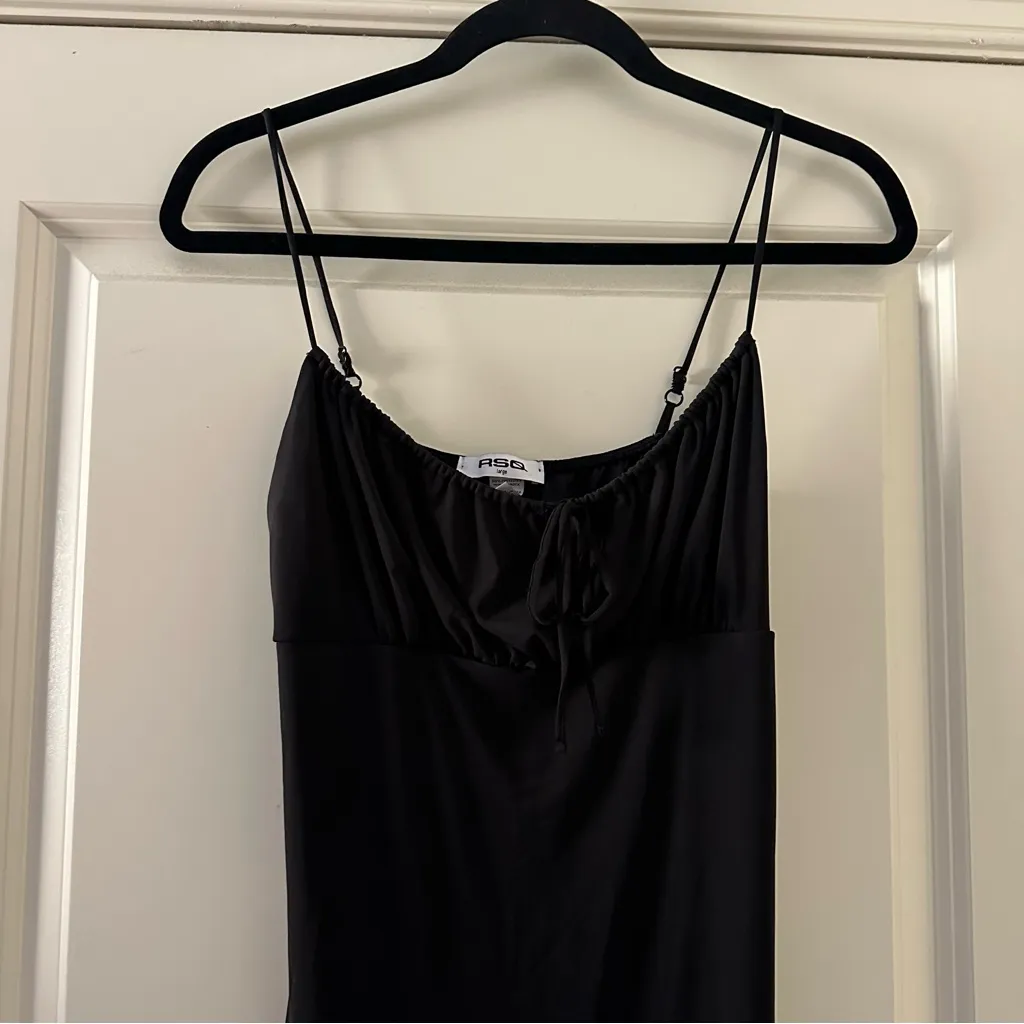 RSQ Womens Emma Mesh Midi Black Dress Size Large Y2K 90style Punk Girl Edgy - Image 4