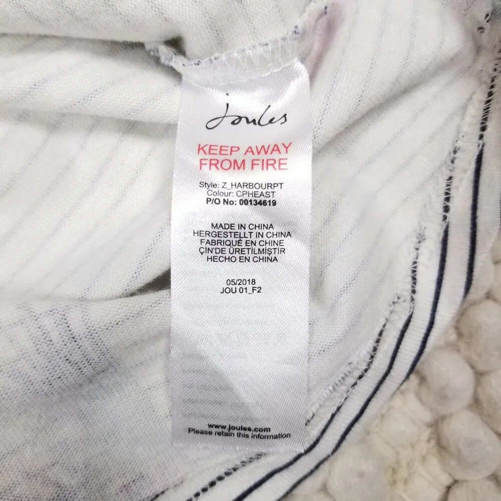 Joules Harbour Cotton Tee Pheasants Sz 4 White - Image 7