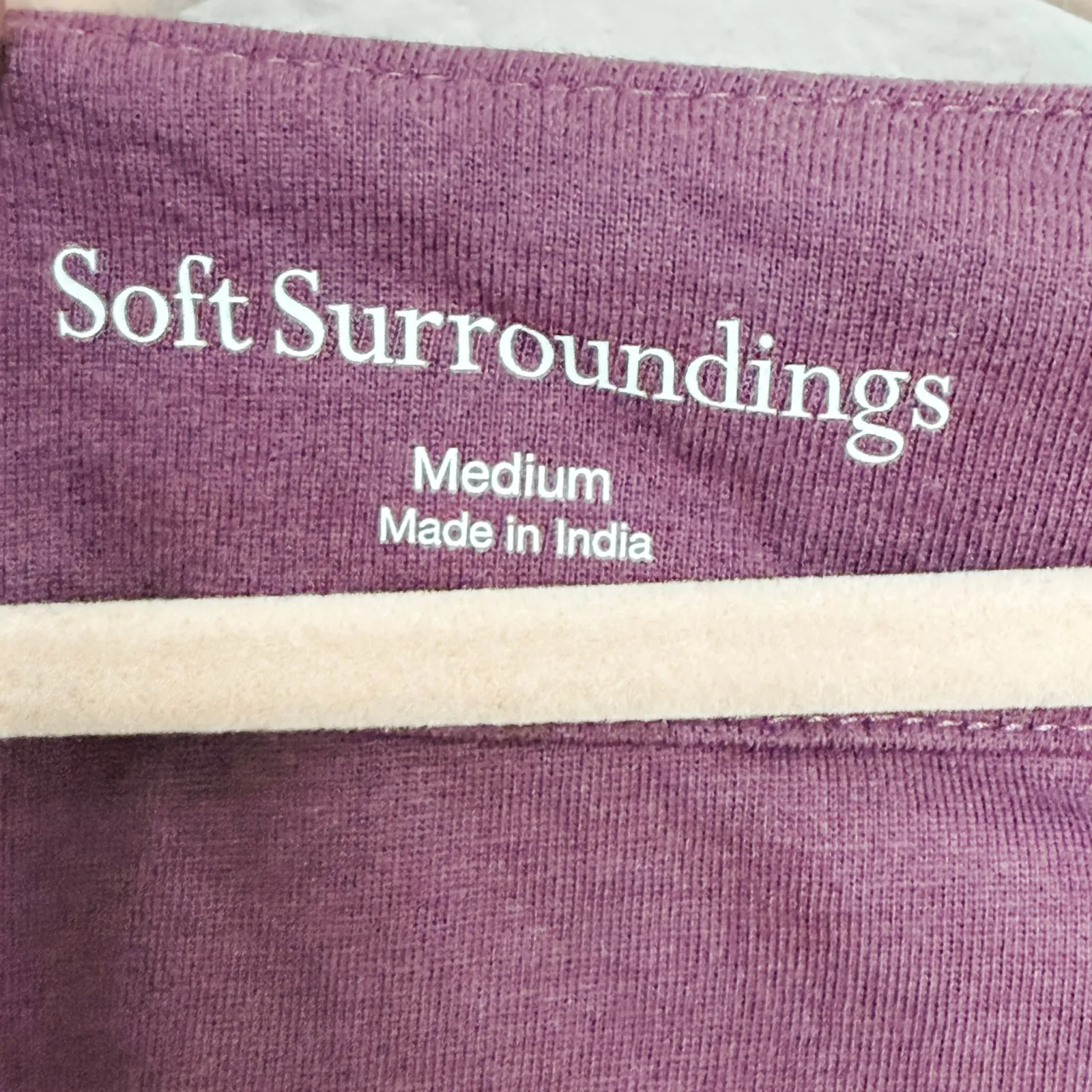 Soft Surroundings Womens Cardigan Size M Purple Embroidered Boho Artsy Cottage‎ - Image 5