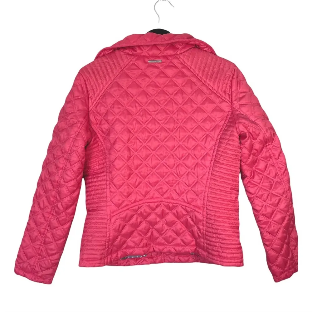 Marc New York Andrew Marc Quilted Pink Zip Front Jacket Size Small - Image 10