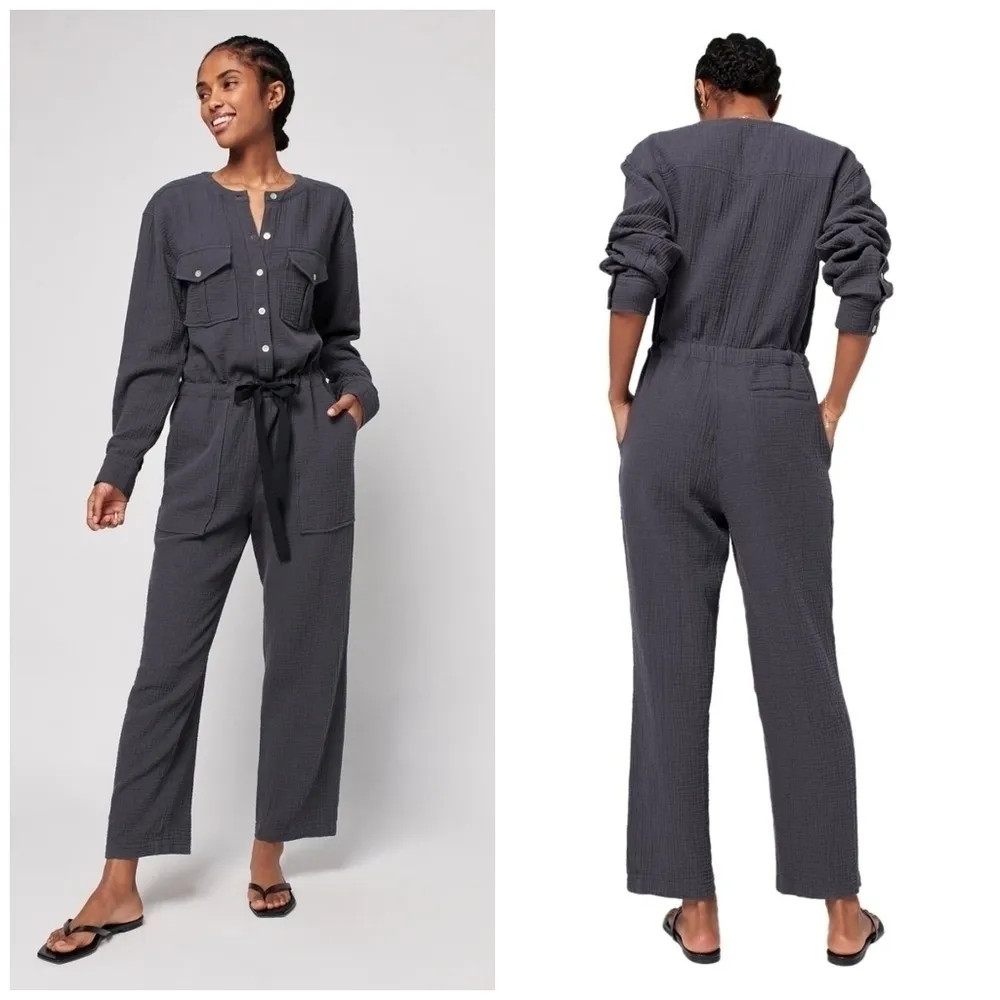 Faherty Women's Dream Cotton Jumpsuit - Image 2