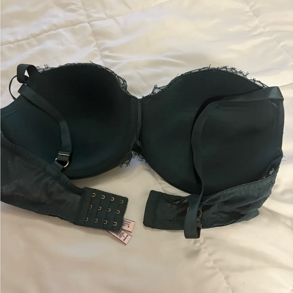 Victoria's Secret Lace Underwire Bra - Deep Teal - Image 3