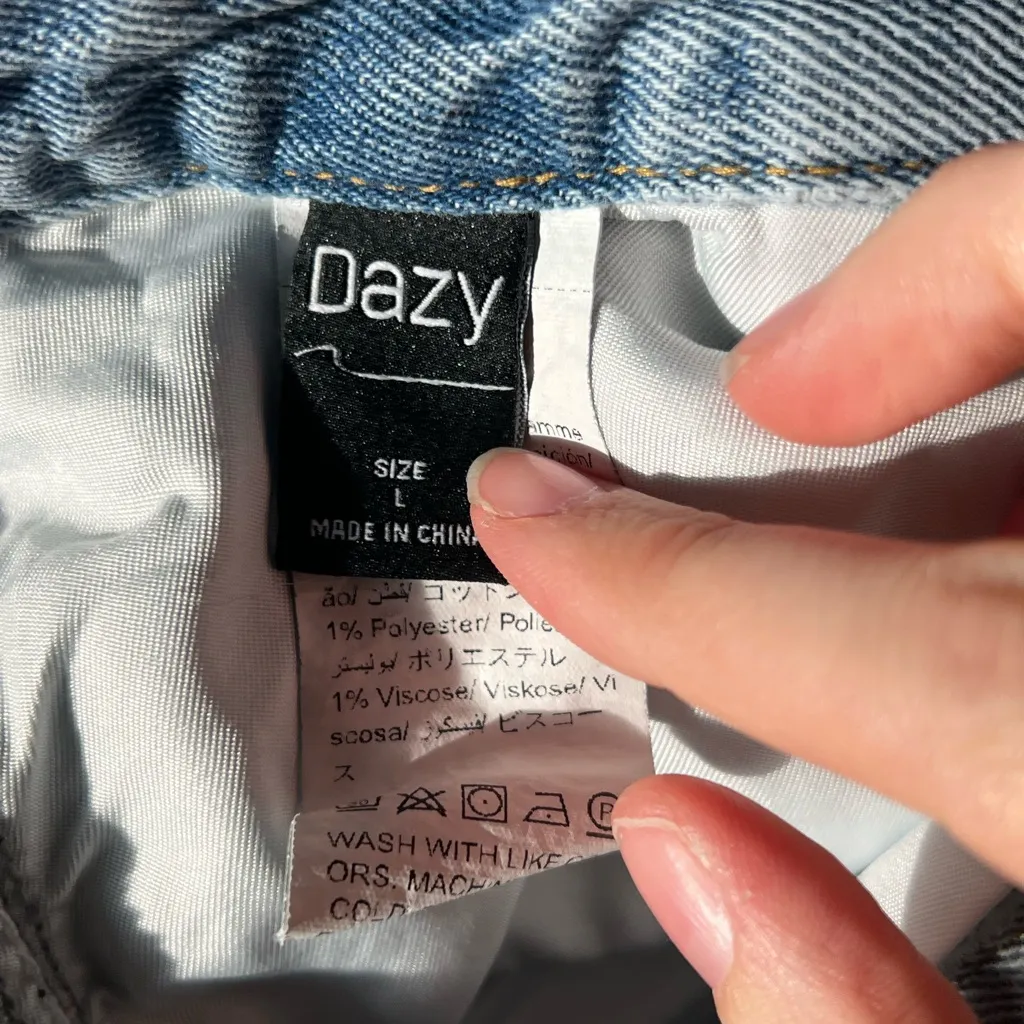 Dazy Women’s Denim Button - Image 4