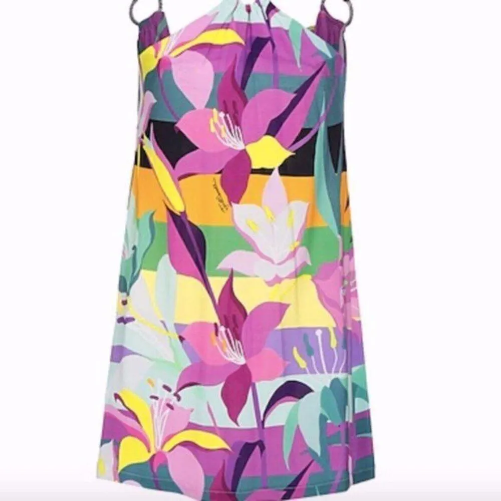 Just Cavalli Halter Dress Multicolor size 6-8 - Image 5