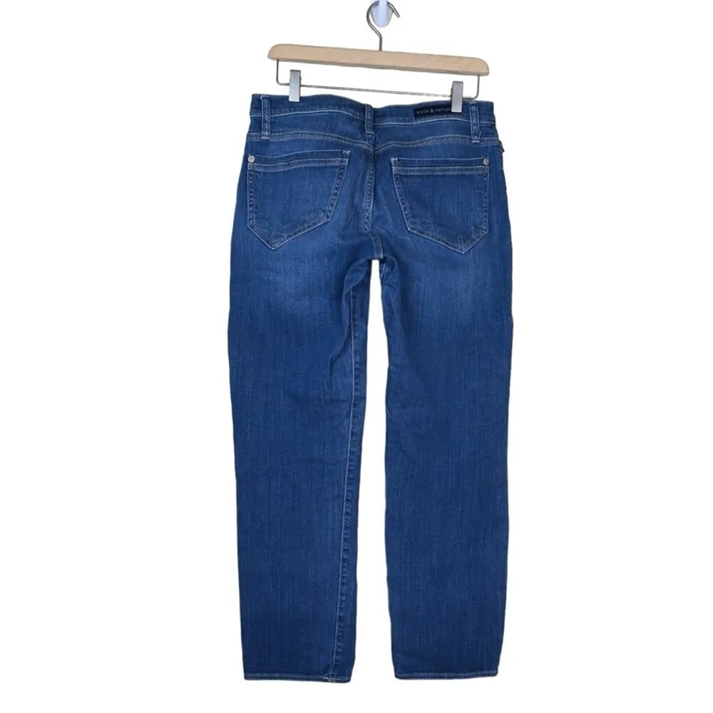 Rock & Republic Womens 6 Indee Distressed Boyfriend Jean - Image 2