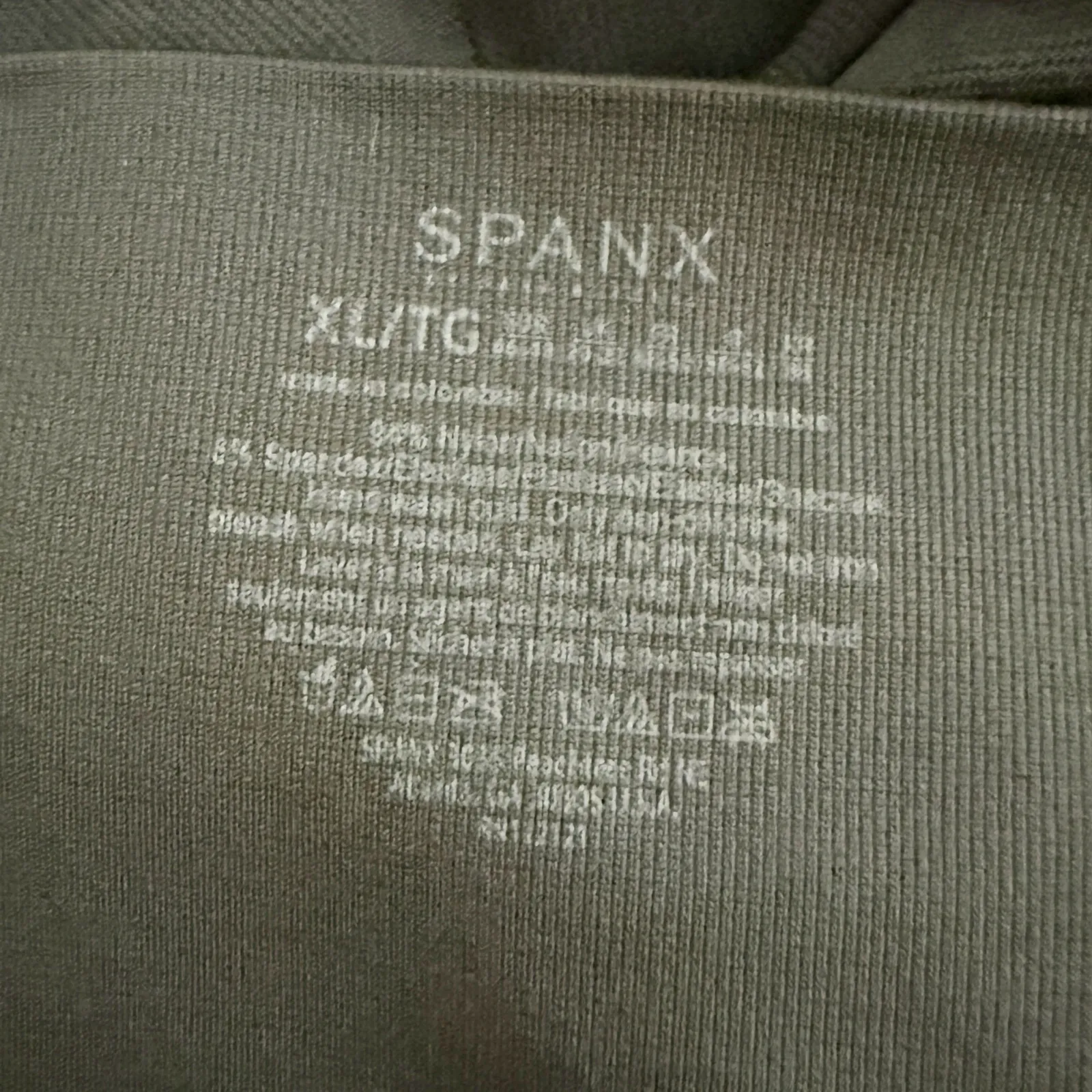 SPANX | Camoflauge Camo Black Thick Shapewear Leggings Tummy Thigh Smoother | XL - Image 6