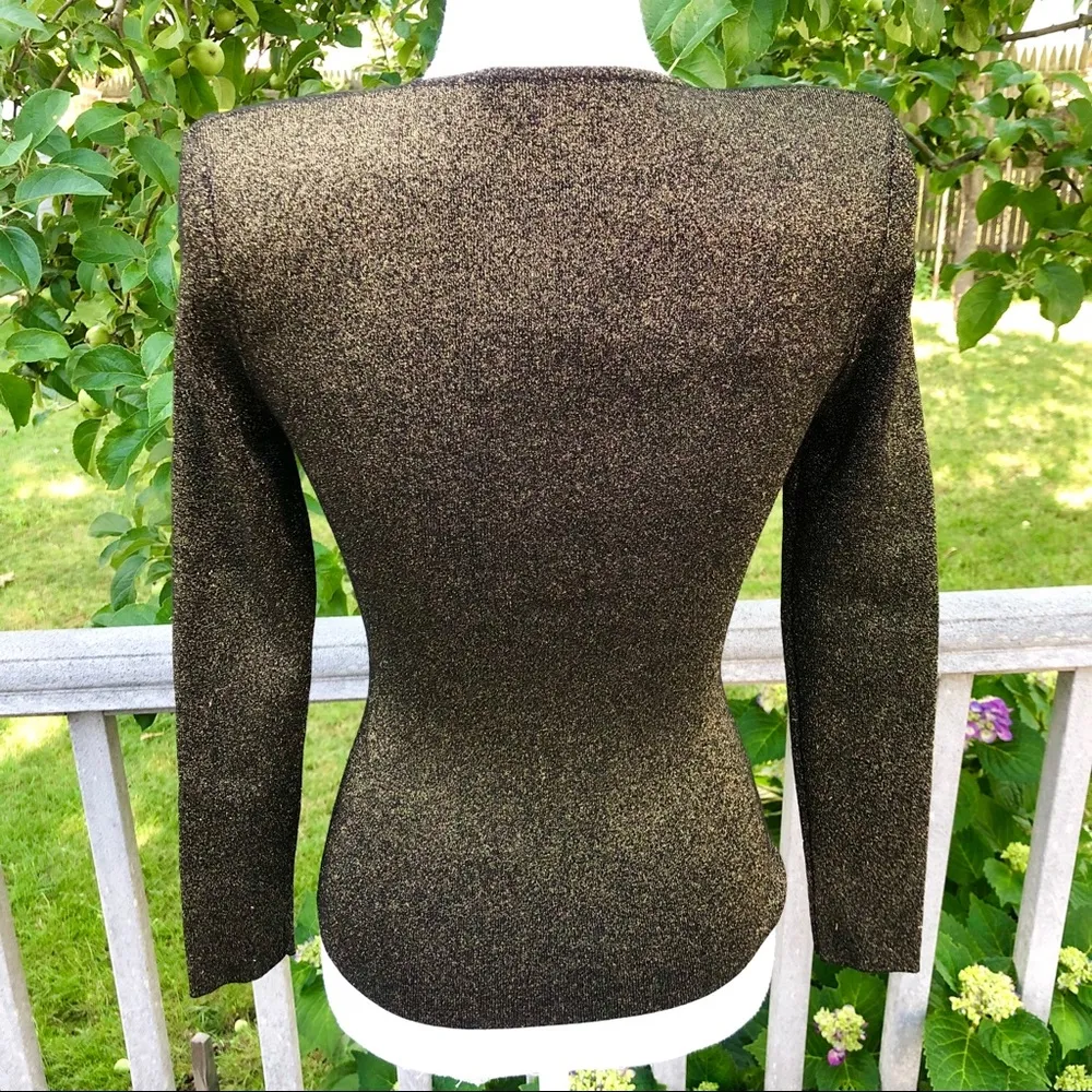 NWT A.L.C Metallic Santos Top Small - Image 6