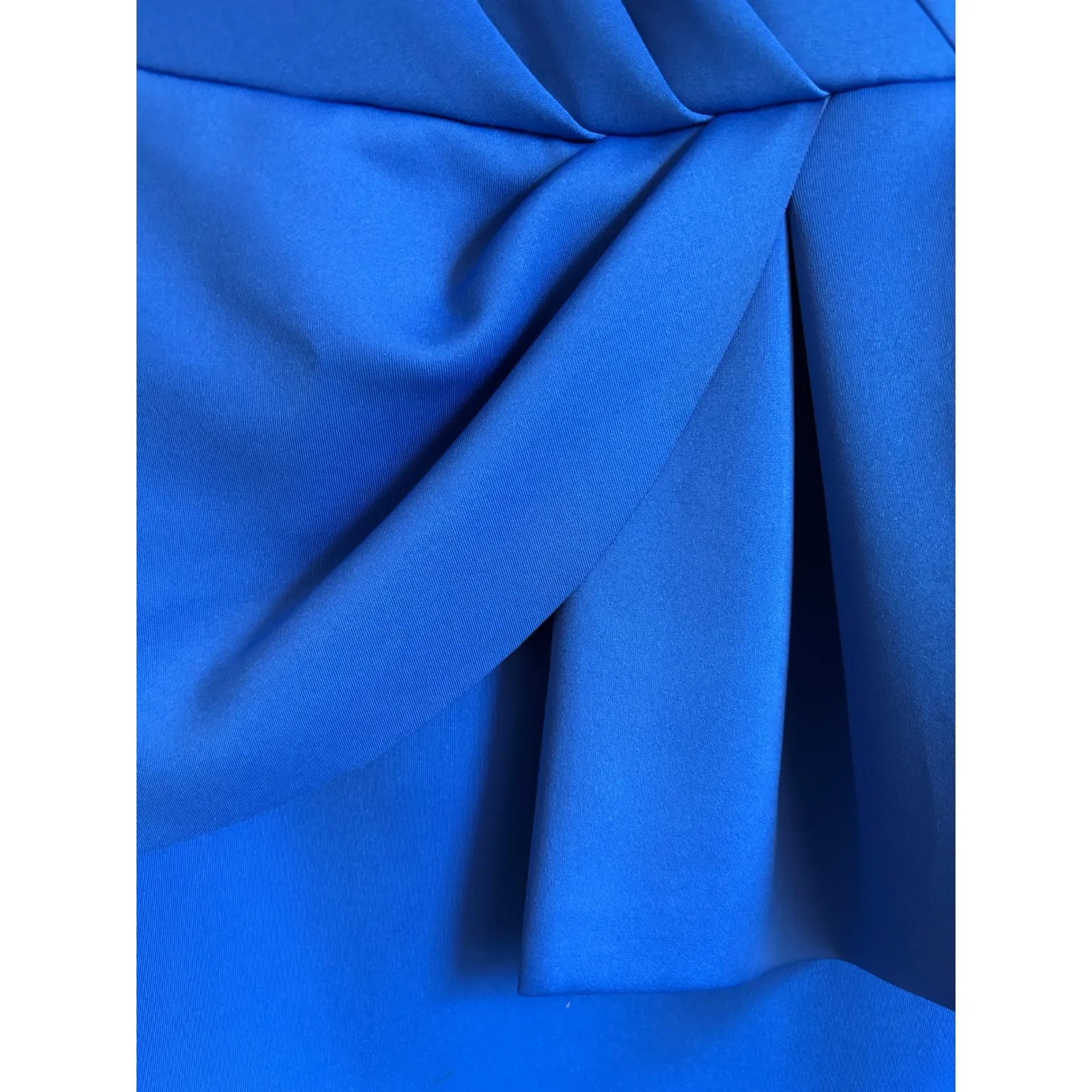 Jessica Howard Royal Blue Scuba Knit Peplum Wrap Dress – Size 10 – NWT MSRP $129 - Image 7