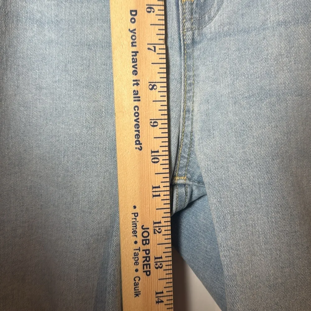 Denizen for Levi’s Women’s Mid-Rise Boyfriend Light Wash Distressed Jeans Sz 18 - Image 11