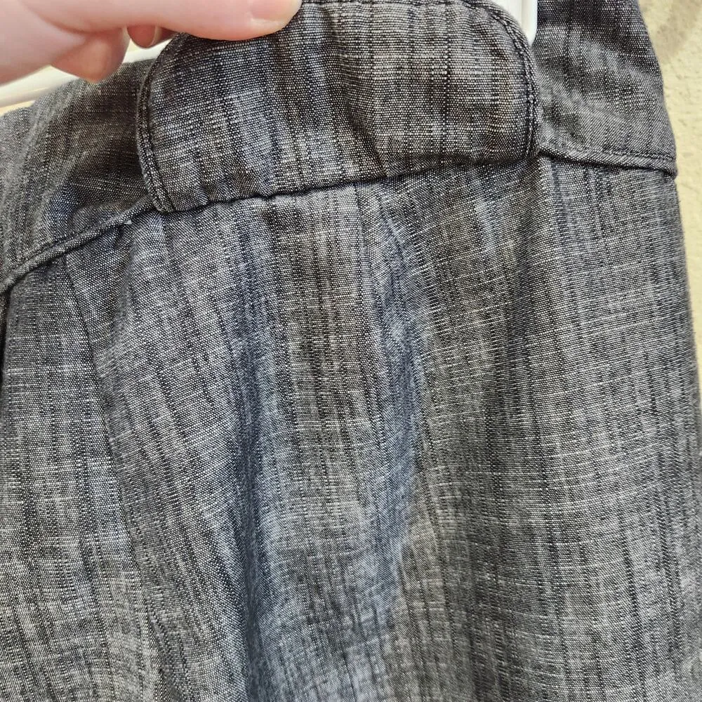 Y2K Chime Heather 3 Button Low Rise Waist Straight Leg Dress Pants Gray Size 3 - Image 9