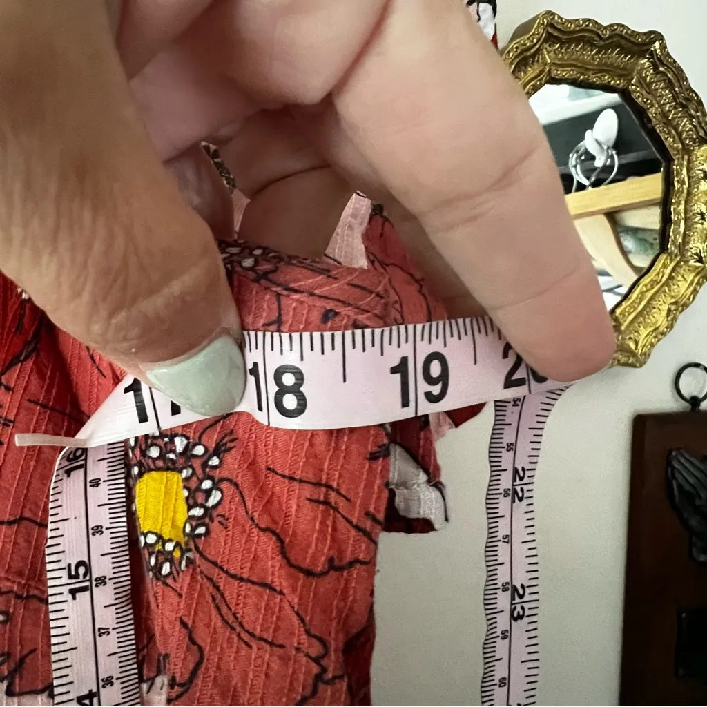 LOFT Poppy floral square neck‎ puff sleeve dress Women’s SIZE 14 fall wedding - Image 9