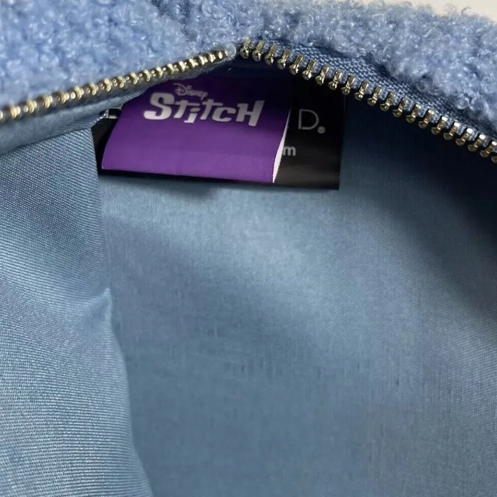 Disney Stitch Blue Plush & Gold Mini Backpack Bioworld Lilo and Stitch RARE - Image 10