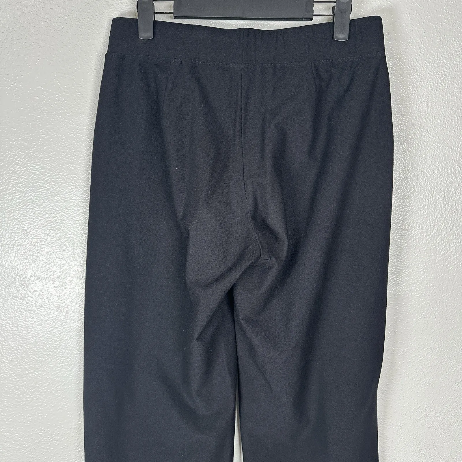 Eileen Fisher Pants Womens Petite Small PS Black Pull On Elastic Waist Ponte - Image 4