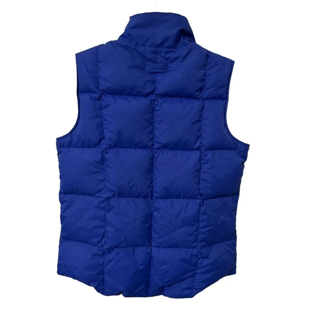 Lands End, Women's Size Small Down Filled Vest Royal Blue - Image 5