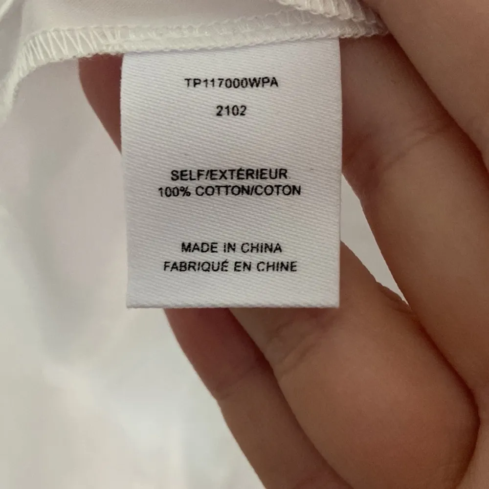 DEREK Lam Clinton Sleeveless Button-Up Top white oversized NWOT size 2 - Image 4