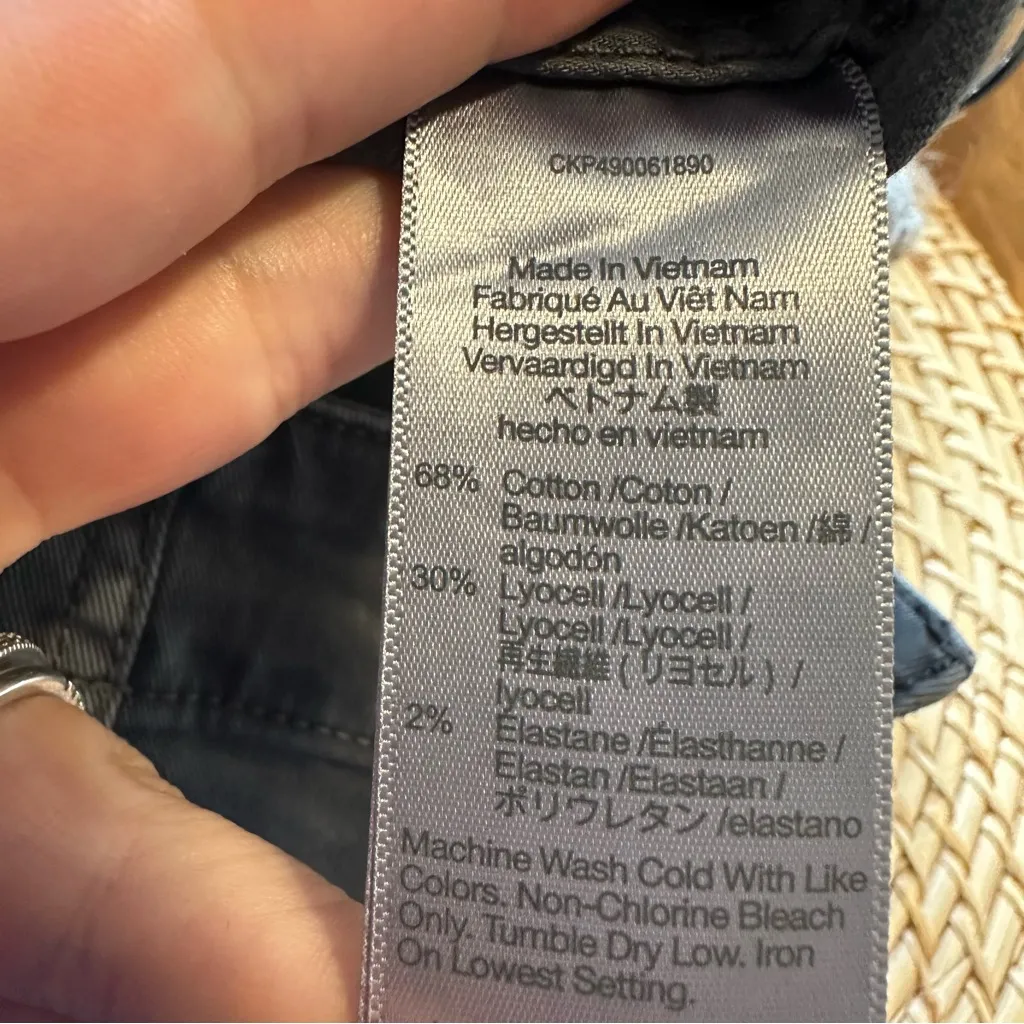 Madewell Slim Straight Utility Pant Gray Womens 31 - Image 8