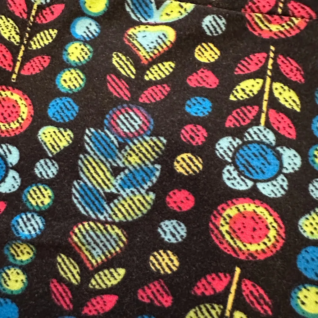LuLaRoe women’s Leggings with Colorful Floral Design - Image 2