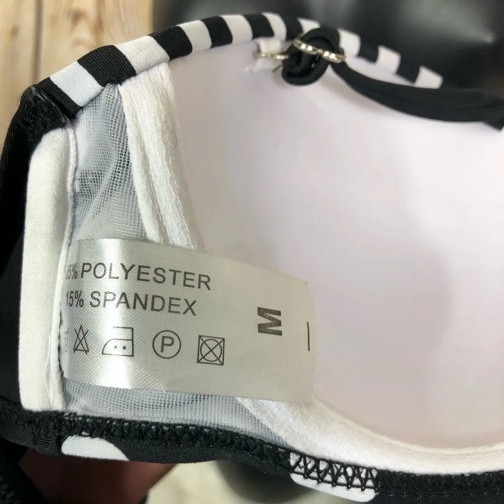 NEW! Polka dot bikini top M Black Size M - Image 3