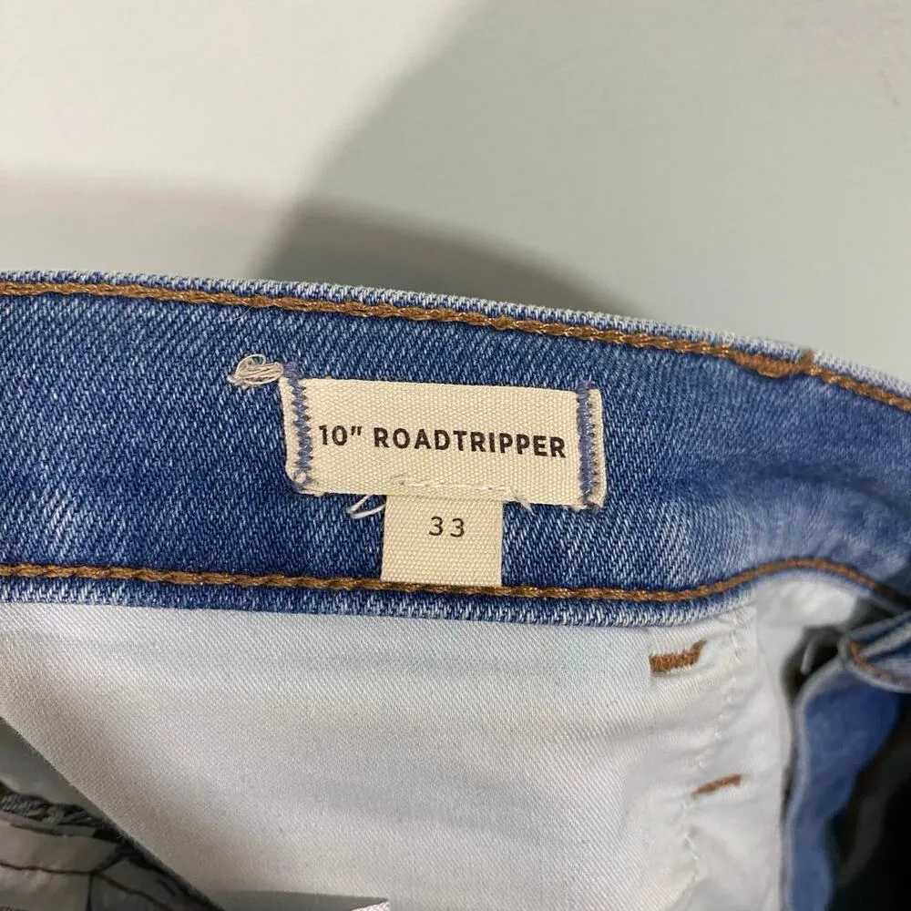 Madewell Women's Blue Medium Wash 10" High Rise Skinny Roadtripper Jeans Size 33 - Image 3