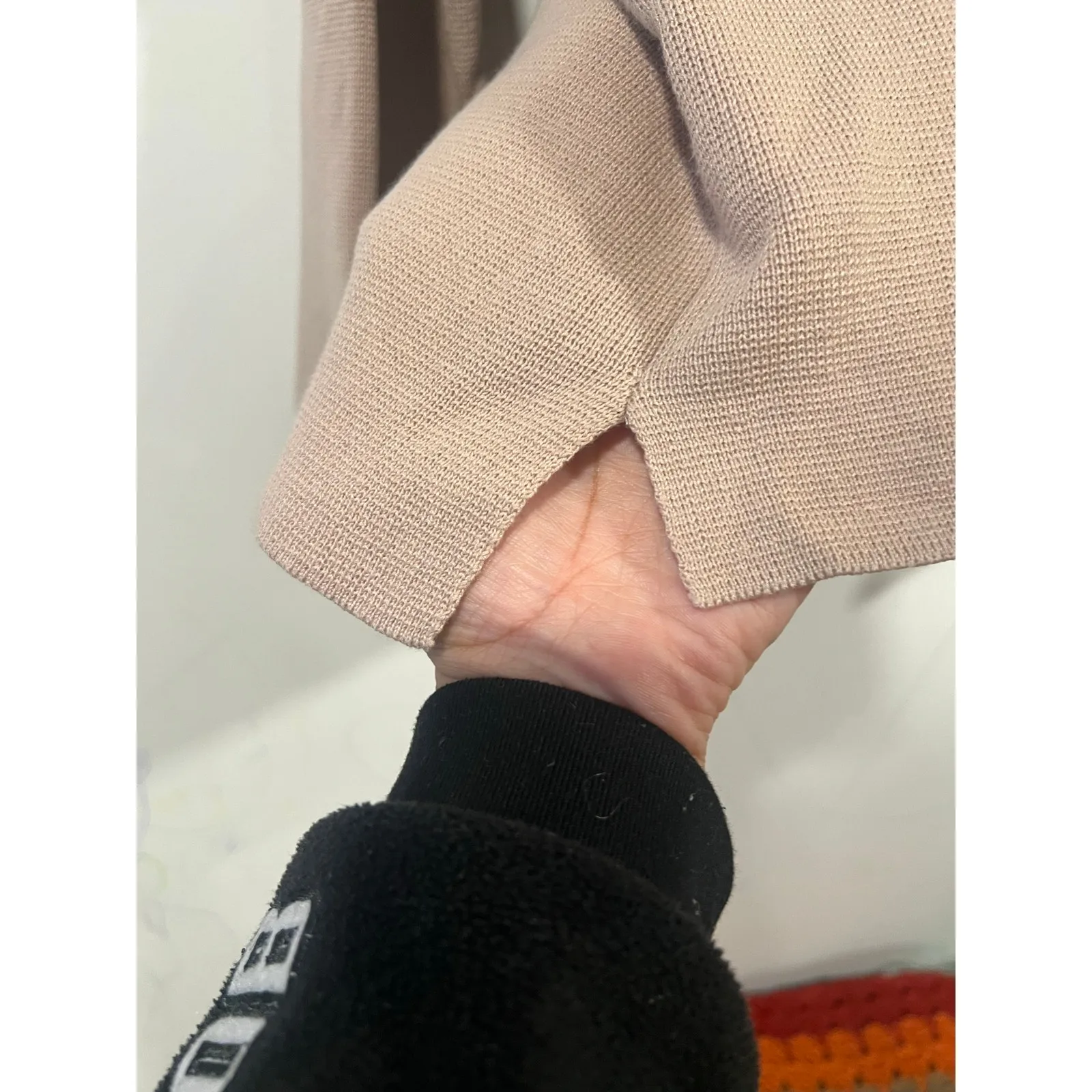 Women’s Indibrand Boxy Oversized Pullover Crew Neck Knit Sweater L Size L - Image 5