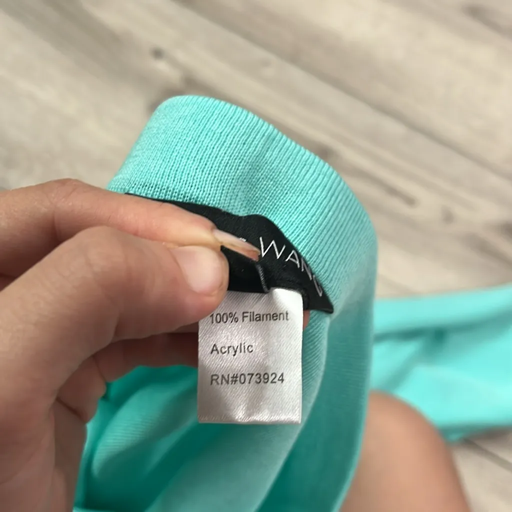 Ming Wang Robin’s Egg Blue Pencil Skirt- Size Medium - Image 4