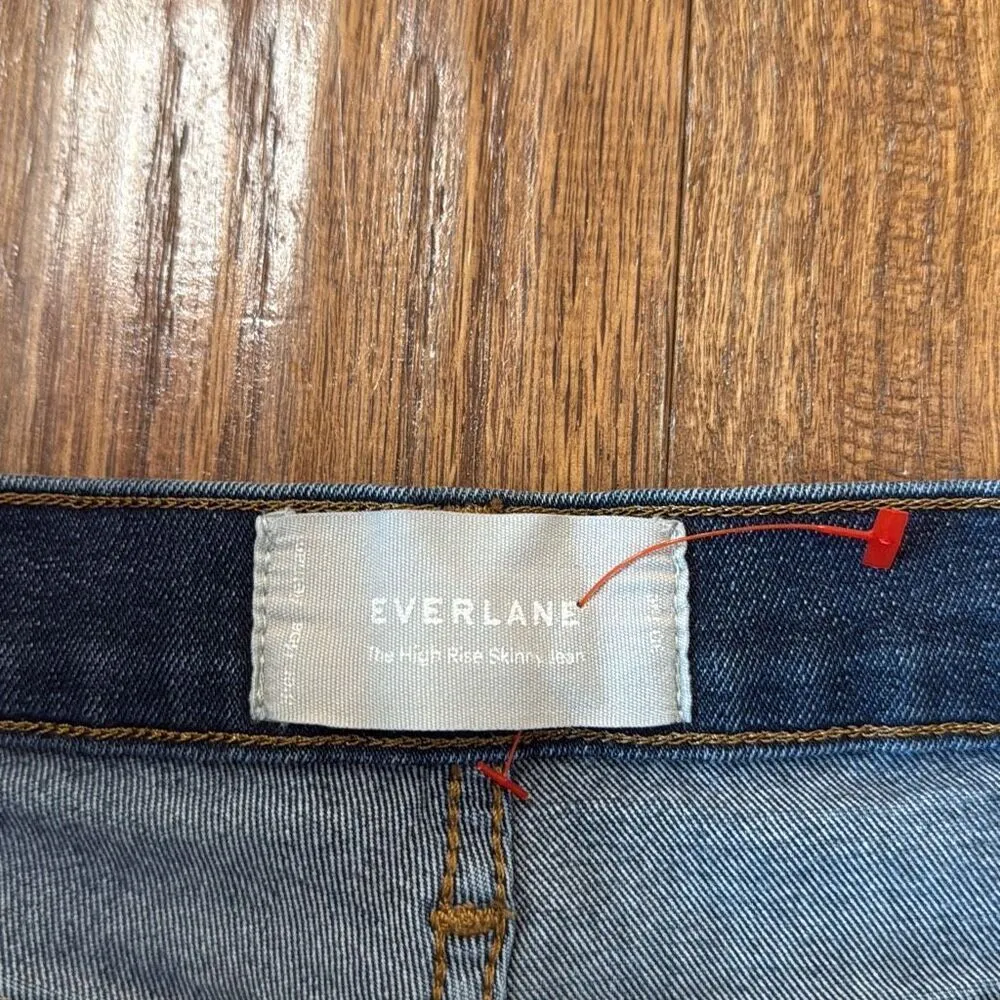 Everlane high rise skinny rolled down hem 30tall - Image 5